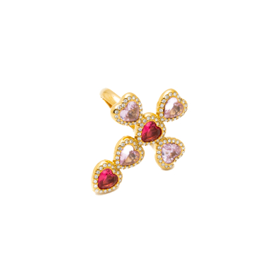 ANILLO ZO15121R DORADO ROSA ACERO INOXIDABLE