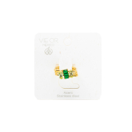 ANILLO ZO15469R DORADO VERDE ACERO INOXIDABLE A38
