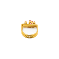 ANILLO ZO15469R DORADO ROSA ACERO INOXIDABLE A38