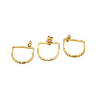 ANILLO ZO15469R DORADO ROSA ACERO INOXIDABLE A38