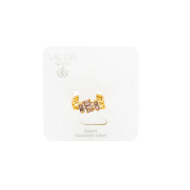 ANILLO ZO15469R DORADO LILA ACERO INOXIDABLE A38