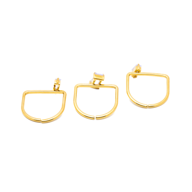 ANILLO ZO15469R DORADO LILA ACERO INOXIDABLE A38