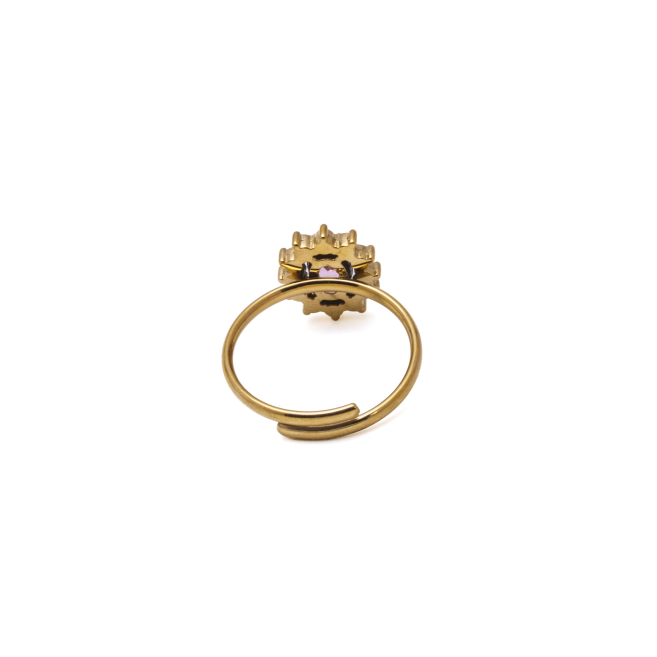 ANILLO ZO15930R DORADO ROSA ACERO INOXIDABLE A310