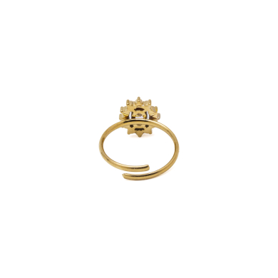 ANILLO ZO15930R DORADO BLANCO ACERO INOXIDABLE A310