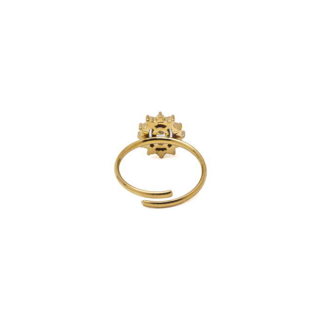 ANILLO ZO15930R DORADO BLANCO ACERO INOXIDABLE A310