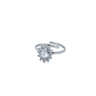 ANILLO ZO15930R PLATEADO BLANCO ACERO INOXIDABLE A310