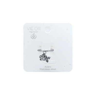 ANILLO ZO15101R PLATEADO BLANCO ACERO INOXIDABLE A110