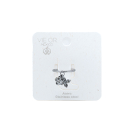 ANILLO ZO15101R PLATEADO BLANCO ACERO INOXIDABLE A110