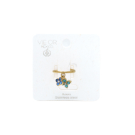 ANILLO ZO15101R DORADO AZUL ACERO INOXIDABLE A110