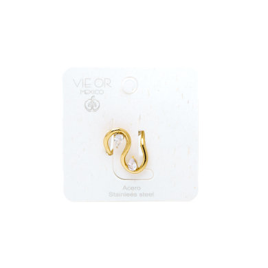 ANILLO ZO15678R DORADO ACERO INOXIDABLE A410