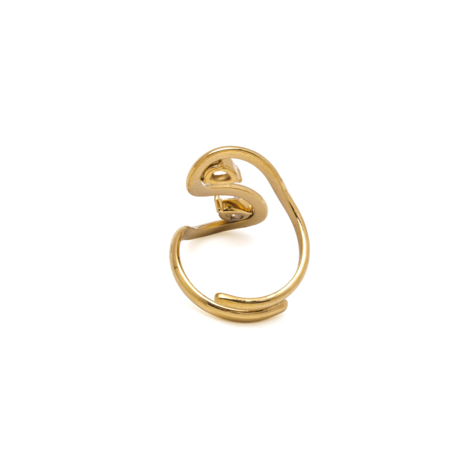 ANILLO ZO15678R DORADO ACERO INOXIDABLE A410