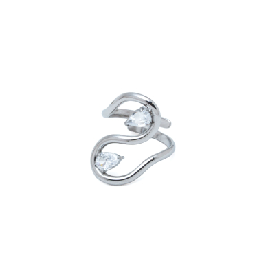 ANILLO ZO15678R PLATEADO ACERO INOXIDABLE