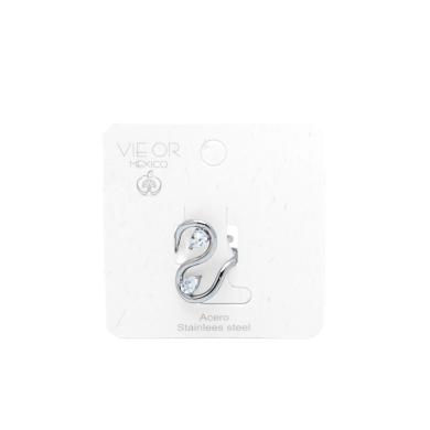 ANILLO ZO15678R PLATEADO ACERO INOXIDABLE A410