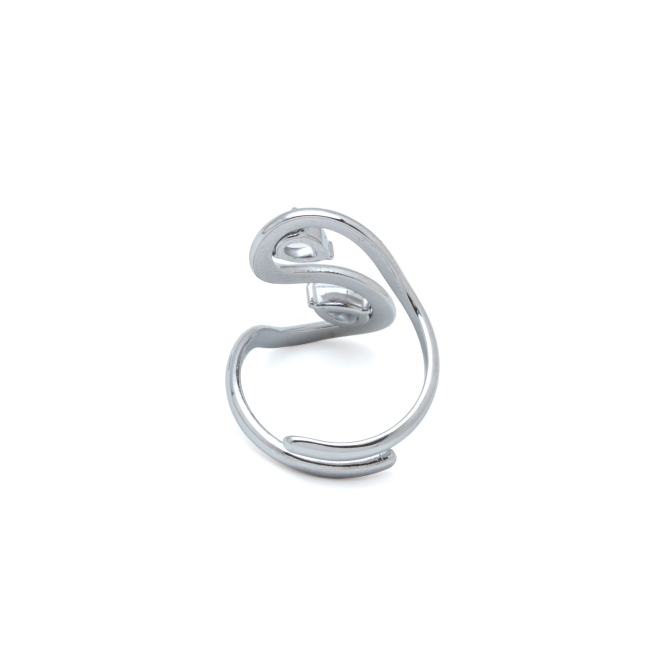 ANILLO ZO15678R PLATEADO ACERO INOXIDABLE A410
