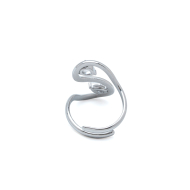 ANILLO ZO15678R PLATEADO ACERO INOXIDABLE A410