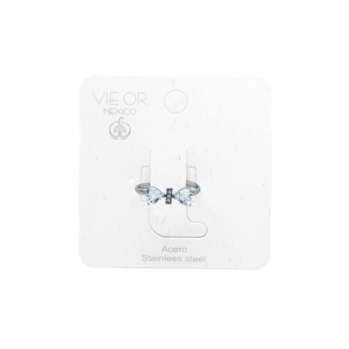 ANILLO ZO15888R PLATEADO ACERO INOXIDABLE A32