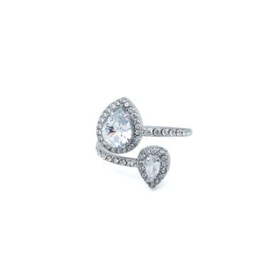ANILLO ZO15916R PLATEADO ACERO INOXIDABLE