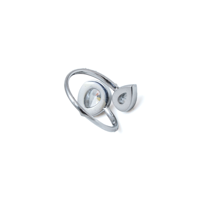ANILLO ZO15916R PLATEADO ACERO INOXIDABLE A22