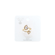 ANILLO ZO15916R DORADO ACERO INOXIDABLE A22