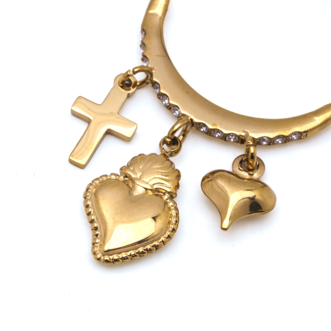 ANILLO ZO12392R DORADO ACERO INOXIDABLE 2A31