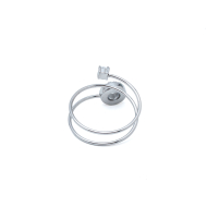 ANILLO ZO15923R PLATEADO ACERO INOXIDABLE A37