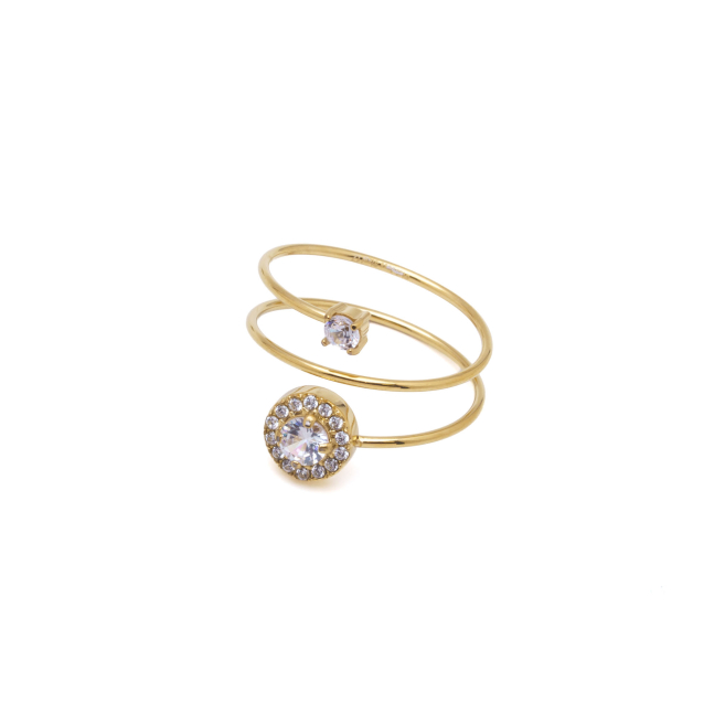 ANILLO ZO15923R DORADO ACERO INOXIDABLE A37
