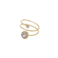 ANILLO ZO15923R DORADO ACERO INOXIDABLE A37