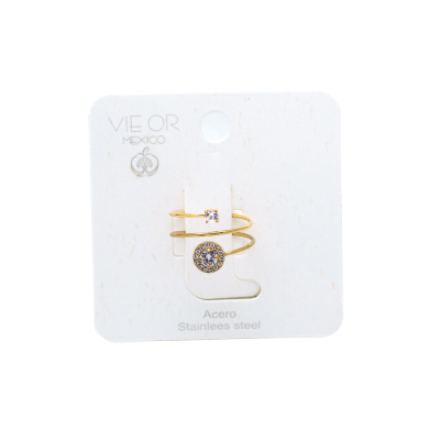ANILLO ZO15923R DORADO ACERO INOXIDABLE A37