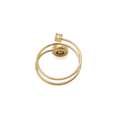 ANILLO ZO15923R DORADO ACERO INOXIDABLE A37
