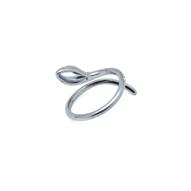 ANILLO ZO15524R PLATEADO ACERO INOXIDABLE A45