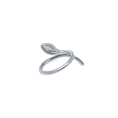 ANILLO ZO15921R PLATEADO ACERO INOXIDABLE A45