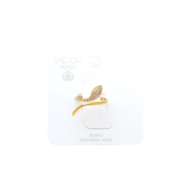 ANILLO ZO15921R DORADO ACERO INOXIDABLE A45
