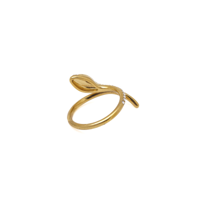 ANILLO ZO15921R DORADO ACERO INOXIDABLE A45