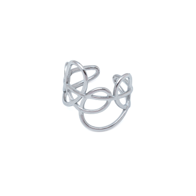 ANILLO ZO14122R PLATEADO ACERO INOXIDABLE