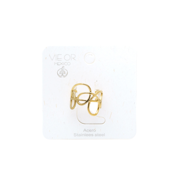 ANILLO ZO14122R DORADO ACERO INOXIDABLE A37