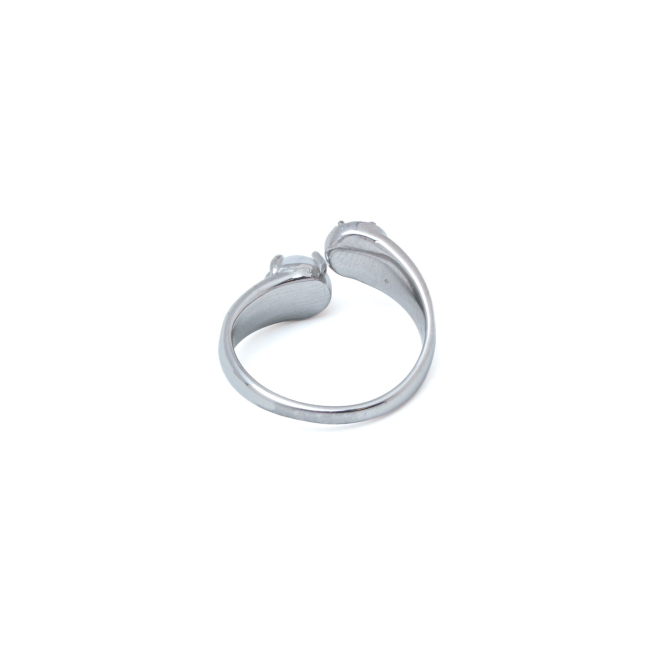 ANILLO ZO15402R PLATEADO ACERO INOXIDABLE 2A41