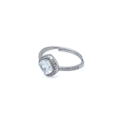 ANILLO ZO10802R PLATEADO ACERO INOXIDABLE A31