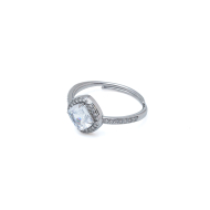 ANILLO ZO10802R PLATEADO ACERO INOXIDABLE A31