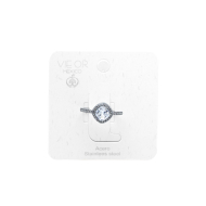 ANILLO ZO10802R PLATEADO ACERO INOXIDABLE A31