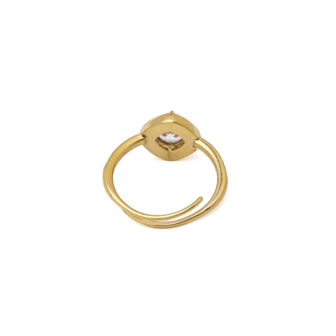 ANILLO ZO10802R DORADO ACERO INOXIDABLE A31
