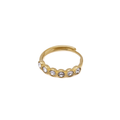 ANILLO ZO15231R DORADO ACERO INOXIDABLE