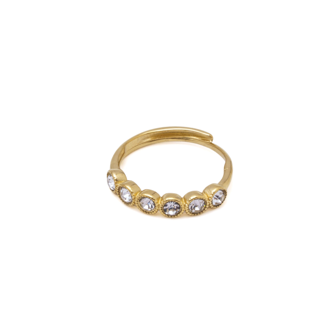 ANILLO ZO15231R DORADO ACERO INOXIDABLE A42
