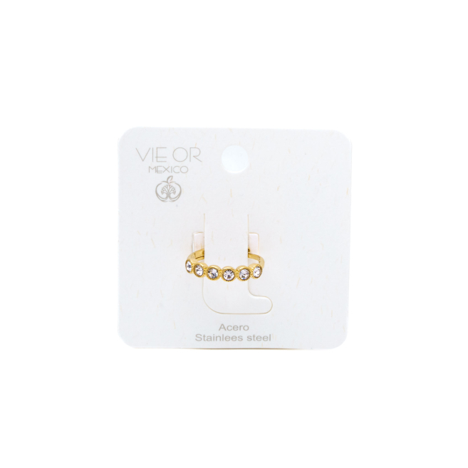 ANILLO ZO15231R DORADO ACERO INOXIDABLE A42