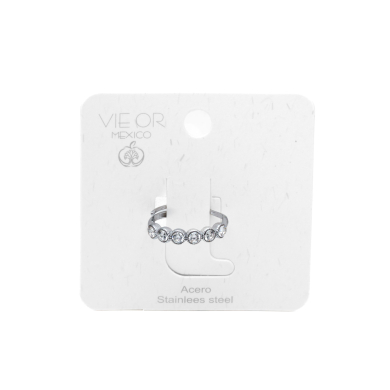 ANILLO ZO15231R PLATEADO ACERO INOXIDABLE A42