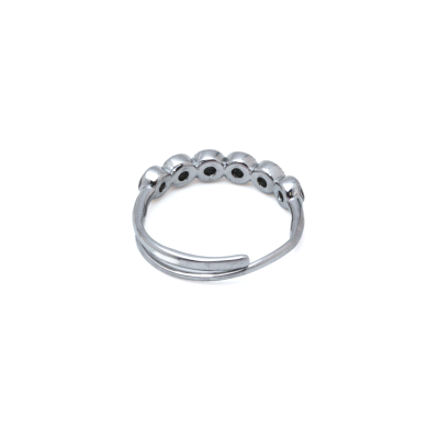 ANILLO ZO15231R PLATEADO ACERO INOXIDABLE A42