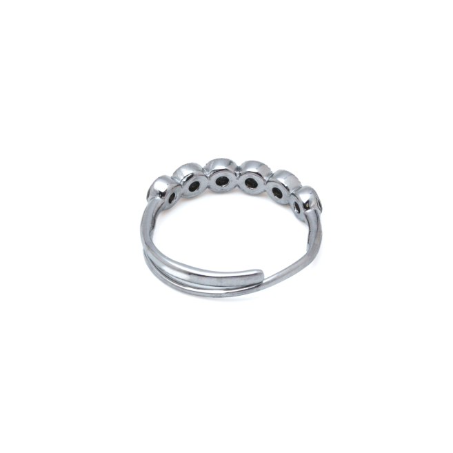 ANILLO ZO15231R PLATEADO ACERO INOXIDABLE A42