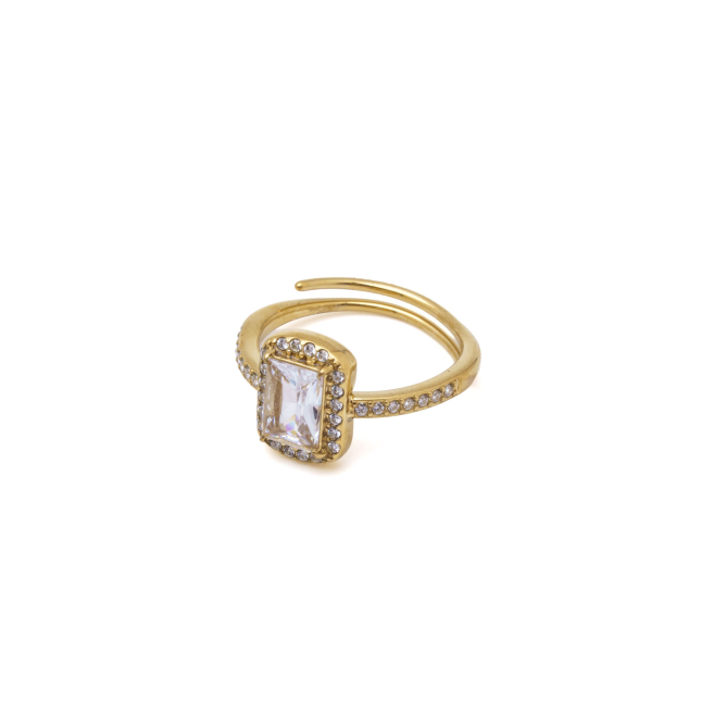 ANILLO ZO10804R300 DORADO ACERO INOXIDABLE A22