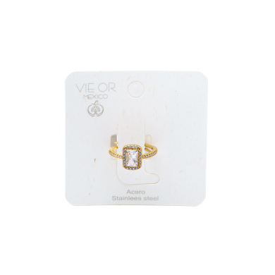 ANILLO ZO10804R300 DORADO ACERO INOXIDABLE A22 A22
