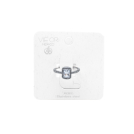 ANILLO ZO10804R300 PLATEADO ACERO INOXIDABLE A22