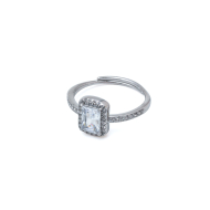 ANILLO ZO10804R300 PLATEADO ACERO INOXIDABLE A22